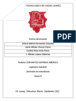 Avance de Proyecto Seminario de Manufactura