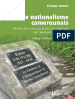 Le Nationalisme Camerounais - Hi - Etienne Segnou