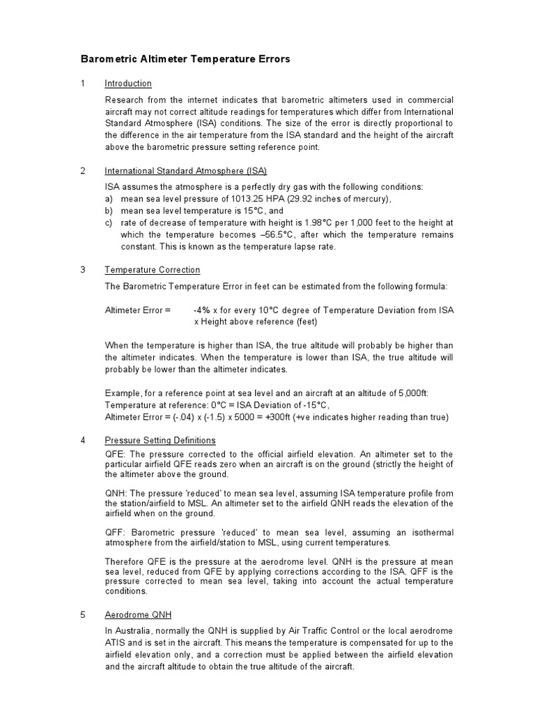 Barometric Altimeter Temperature Errors v3 PDF
