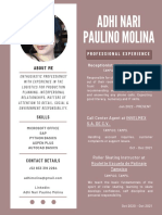 Adhi Nari Paulino Molina: About Me