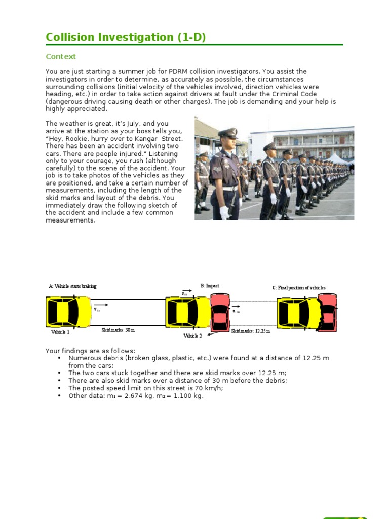 MC Collision1D2 | PDF | Traffic Collision | Prosecutor