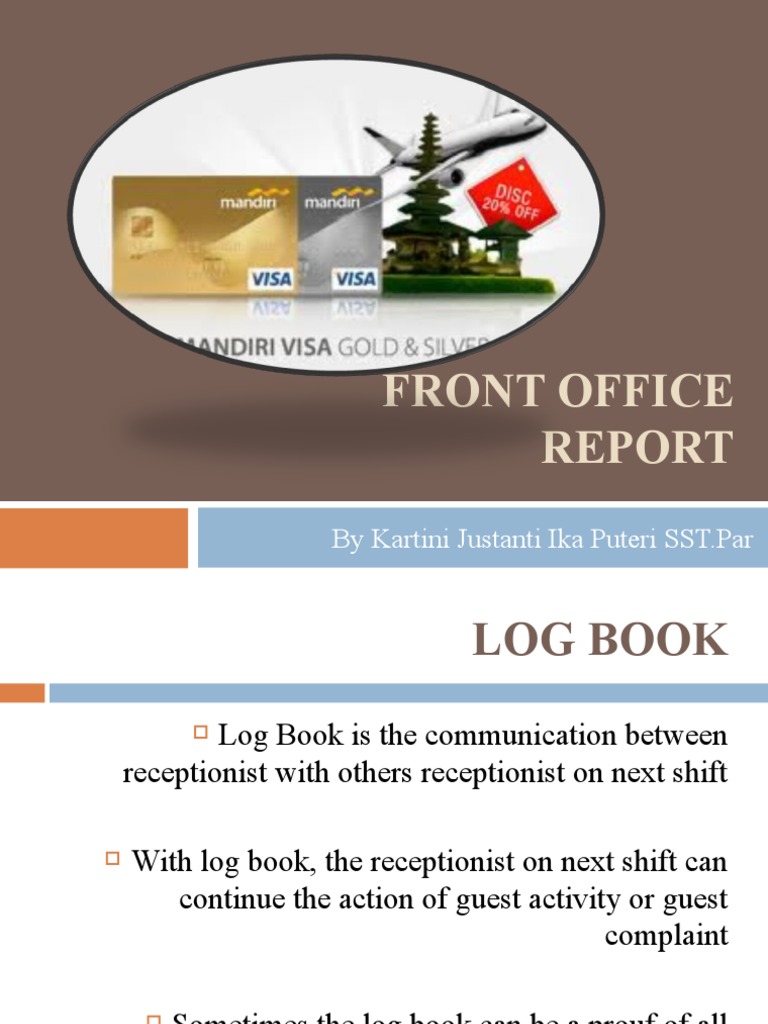 Front Office Report Slide PDF