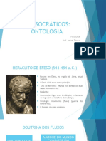 Pré-Socráticos Ontologia