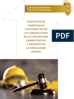 Jurisprudencia CC sobre competencias laborales y administrativas