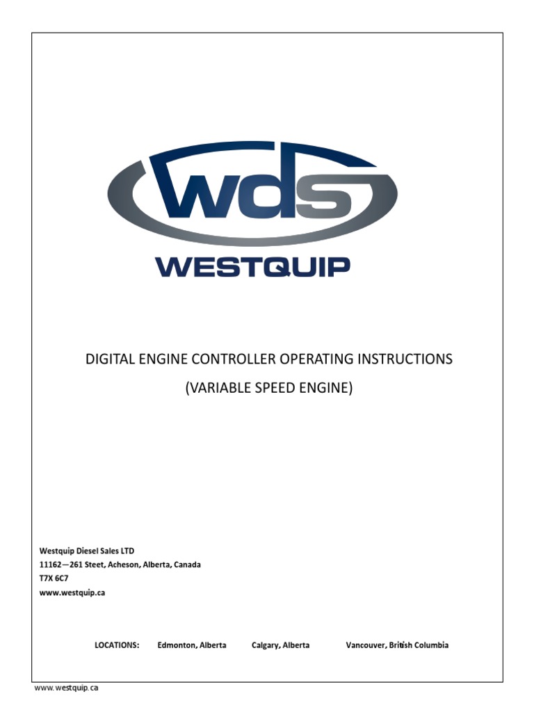 TE Series Power Unit Controller Start Instructions | PDF | Throttle | Relay