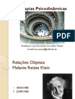 Teorias Psicodinamicas Relacoes Objetais - Klein