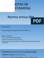 Norma 004 Notas de Enfermería