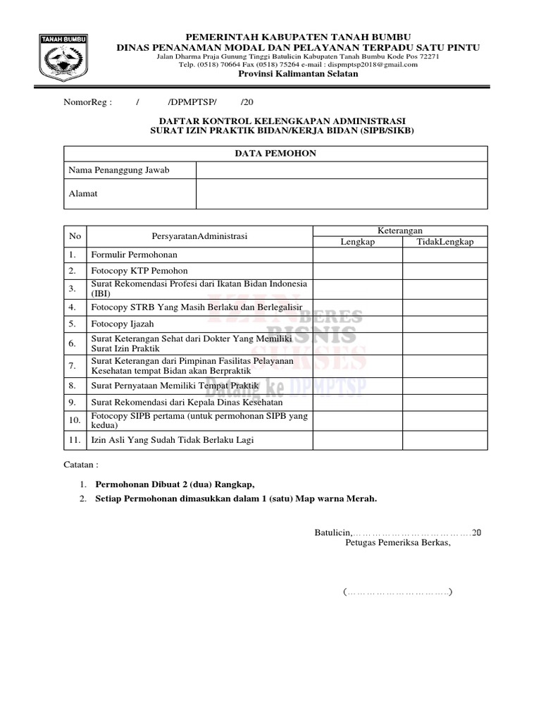 Blanko Sipb | PDF