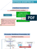 KOSMETIKA REGISTRASI PROSEDUR