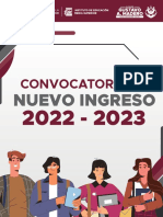 Convocatoria Bachillerato 2022-2023