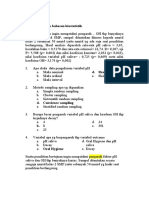 Soal ujian pokok bahasan biostatistik