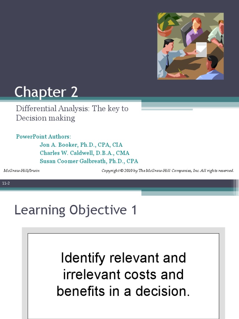 Chapter 2 Differential Analysis The Key To Decision Making | PDF ...