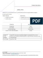 Product Data Sheet for UNIPOL PR75 Phenolic Resin