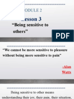 Presentation - Being Sensitive To Others