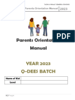 Parents Orientation Manual 2023
