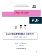 QUS 103 - Basic Engineering Science (Theory)