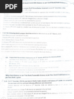 Bank Reconciliation Statement Numerical