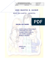 Proyecto 2019 Escuela de Padres