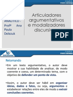 Aula7 ArticuladoreseModalizadoresArgumentativos RaciocínioAnalítico