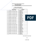 Jadwal Pembina Sekami