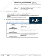 Informe Final de Programa Beta PDF