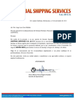Carta Solicitud de Servicios - Oveaseas GSS