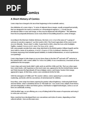 2. Styles of Comics 