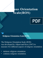 Religious Orientation Scale (ROS-R)