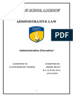 Administrative Law Assignment