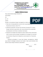 Surat Pernyataan PMB Puskes Imunisasi