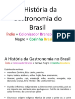 A História da Gastronomia Brasileira em