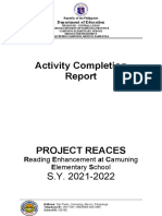 Accomplishment Report Project REACES