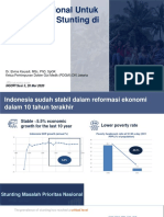 Strategi Nasional Penanganan Stunting Di Indonesia