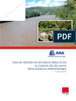 Plan de Gestión RH Cuenca Río Mayo