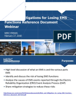 Risks and Mitigations For Losing EMS Functions Reference Document Webinar
