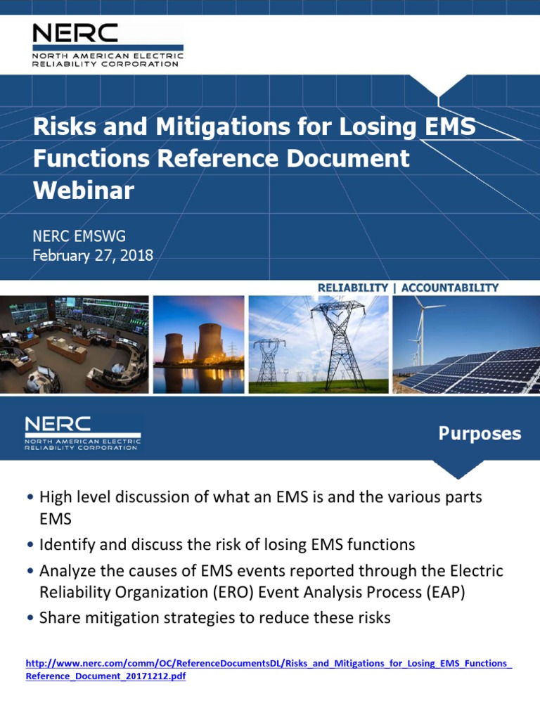 Risks and mitigations for losing ems functions reference document