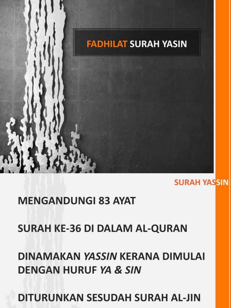 Fadhilat Yasin Pdf