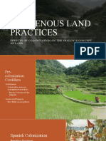 Indigenous Land Management Practices and The IPRA Law