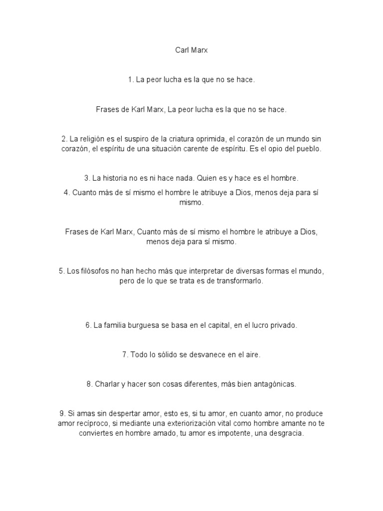 Karl Marx PDF Karl Marx marxismo