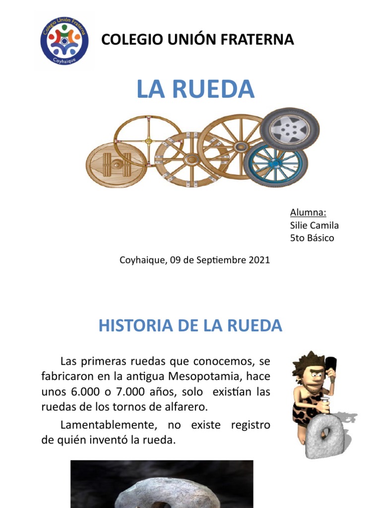 Historia y evolución de la rueda | PDF | Ciencias sociales