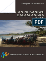 Kecamatan Nusaniwe Dalam Angka 2015