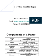 How To Write A Scientific Paper ES