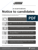 Conduct Xaminations - Notice - To - Candidates
