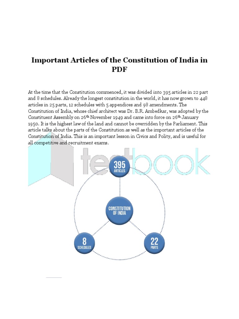 HOW MANY ARTICLES IN INDIAN CONSTITUTION 2024 PDF DOWNLOAD intelligence overview