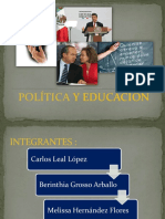 Politica y Educacion