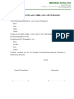 FORMULI Pelaksanaan - Kerohanian