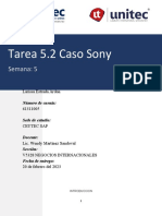 Tarea 5.2 Caso Sony