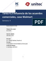 Tarea 4.3 Influencia de Los Acuerdos Comerciales, Caso Walmart