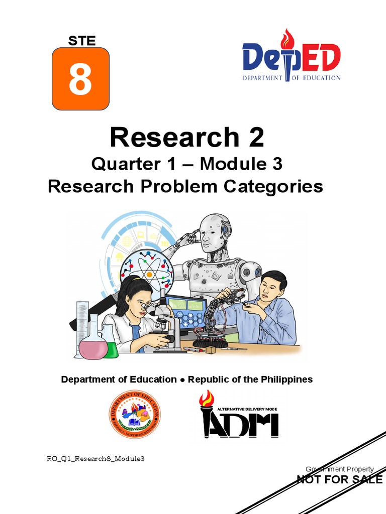 Research 8 Quarter 1 Module 3 | PDF | Science | Engineering