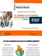 El Ahorro y La Inversión en Una Pequeña Economía Abierta PPT Unfv (C)